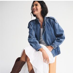 Abercrombie & Fitch Blue Denim Jacket